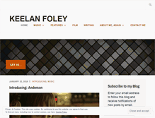 Tablet Screenshot of keelanfoley.com